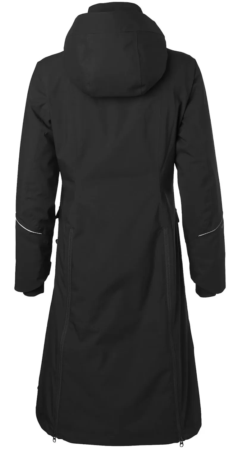 Stierna Stella Ladies Winter Long Coat Black-1
